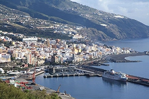 Santa Cruz de La Palma, vista aérea