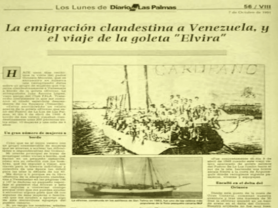 migración canaria a Venezuela