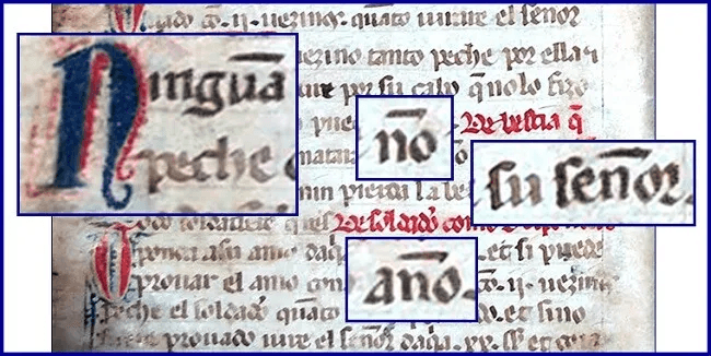 historia de la letra ñ