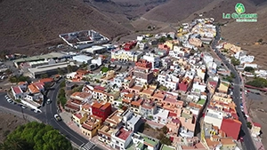 vista desde lo alto de San Sebastián de La Gomera