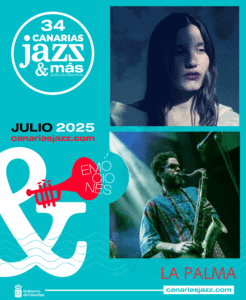 34º Festival Canarias Jazz & Más, luglio 2025, La Palma, musica creativa.