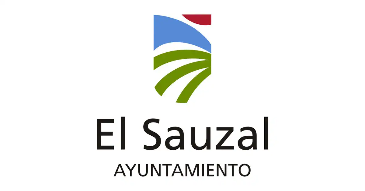 Logotipo del municipio El Sauzal, con colores y formas que representan la naturaleza y el entorno local.
