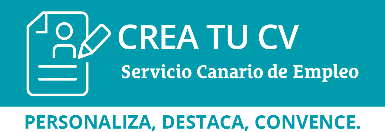 Publicidad del Servicio Canario de Empleo: herramienta gratuita 'Crea tu CV' para personalizar currículums de forma fácil y rápida