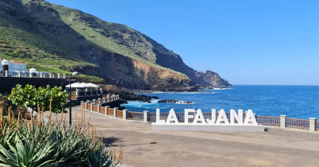 La Fajana Barlovento piscina grande peces agua cristalina La Palma