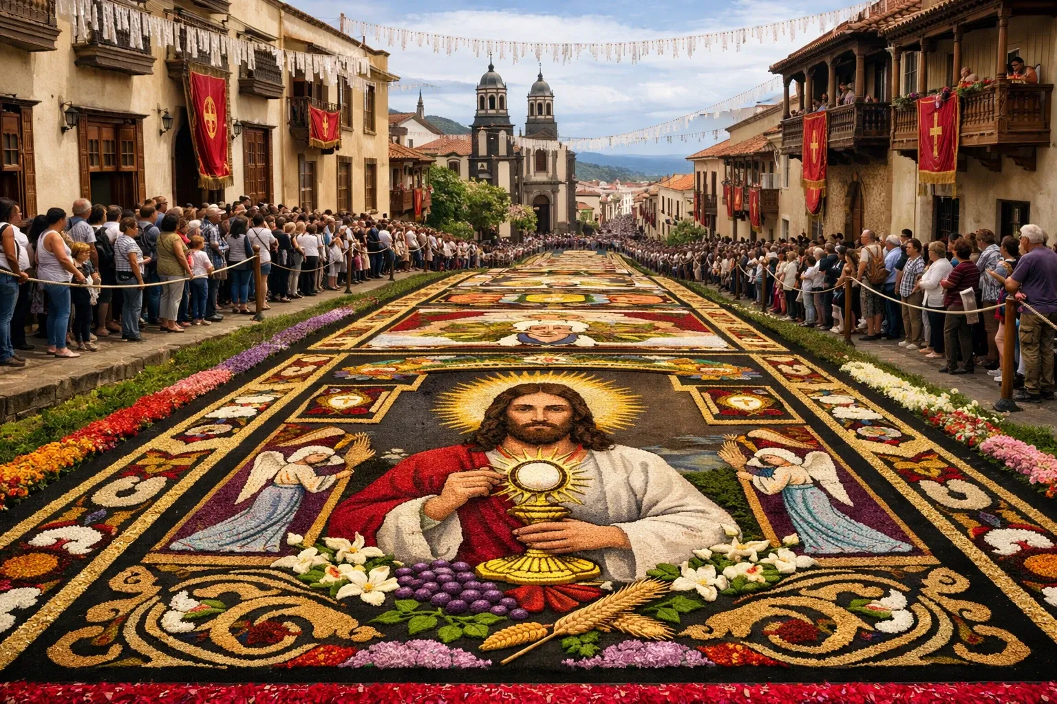 Alfombras del Corpus Christi en La Orotava, Tenerife