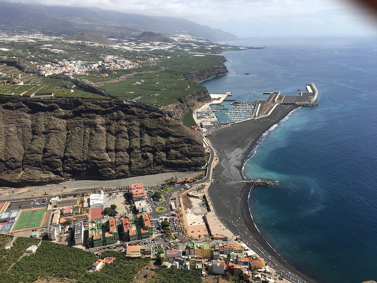 Mirador El Time Tijarafe con vistas al Valle de Aridane y el Atlántico, La Palma