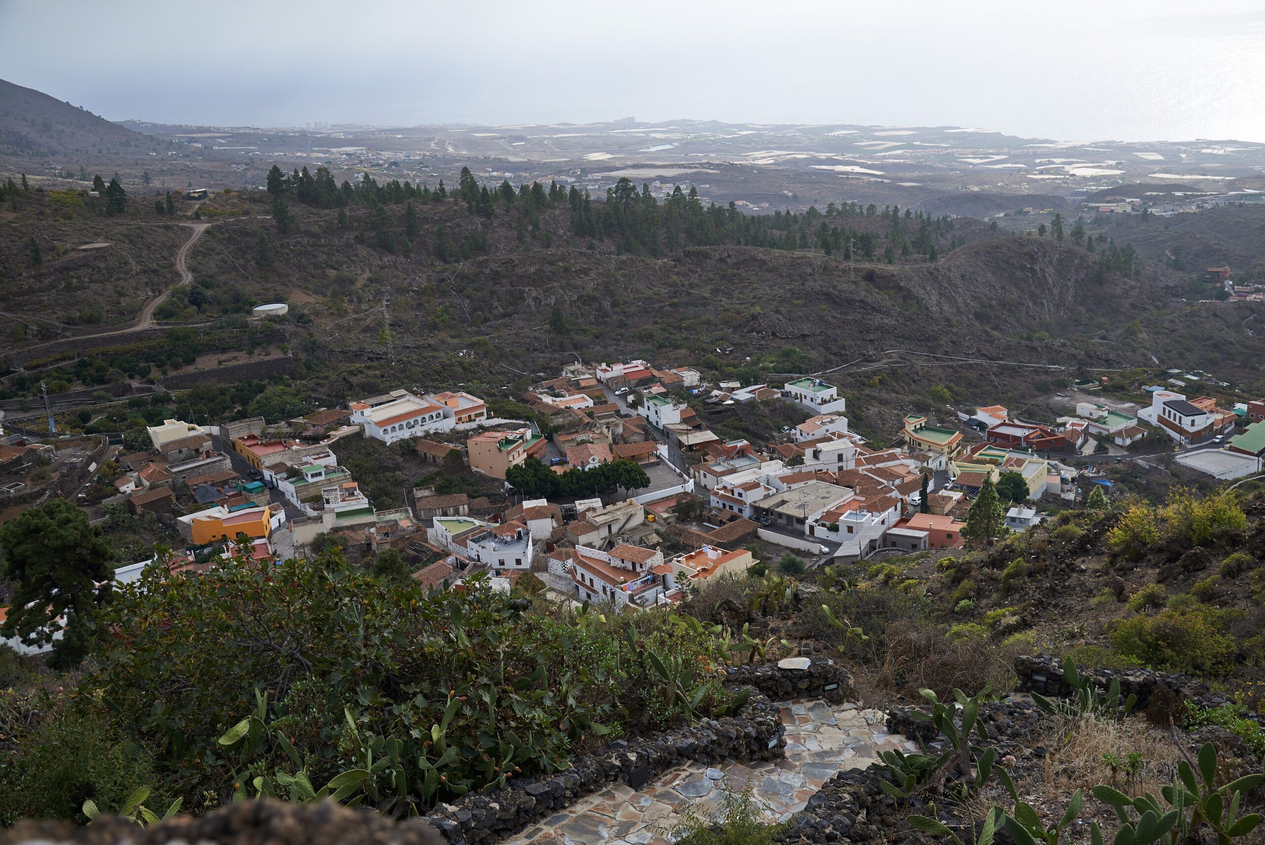 Chirche, pueblo declarado Bien de Interés Cultural en Guía de Isora, Tenerife