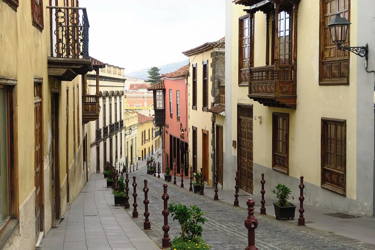 Casco histórico de La Orotava, Tenerife, con arquitectura colonial 