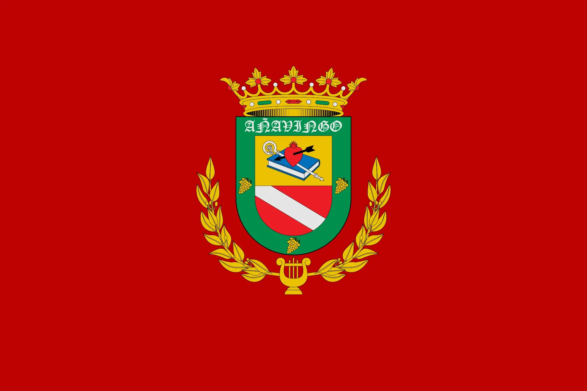 Bandera del municipio de Arafo, Tenerife