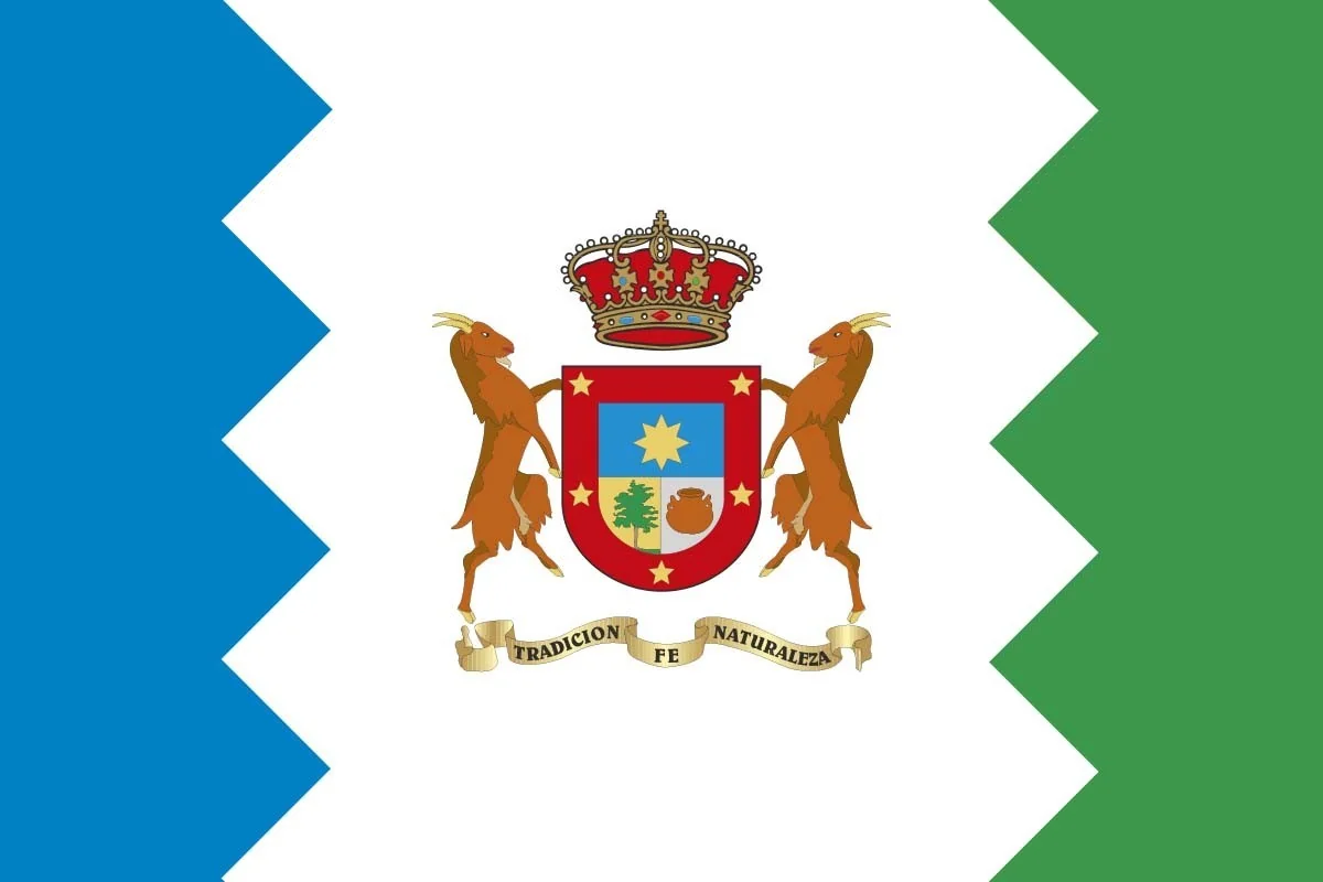 Bandera del municipio de Artenara, Gran Canaria