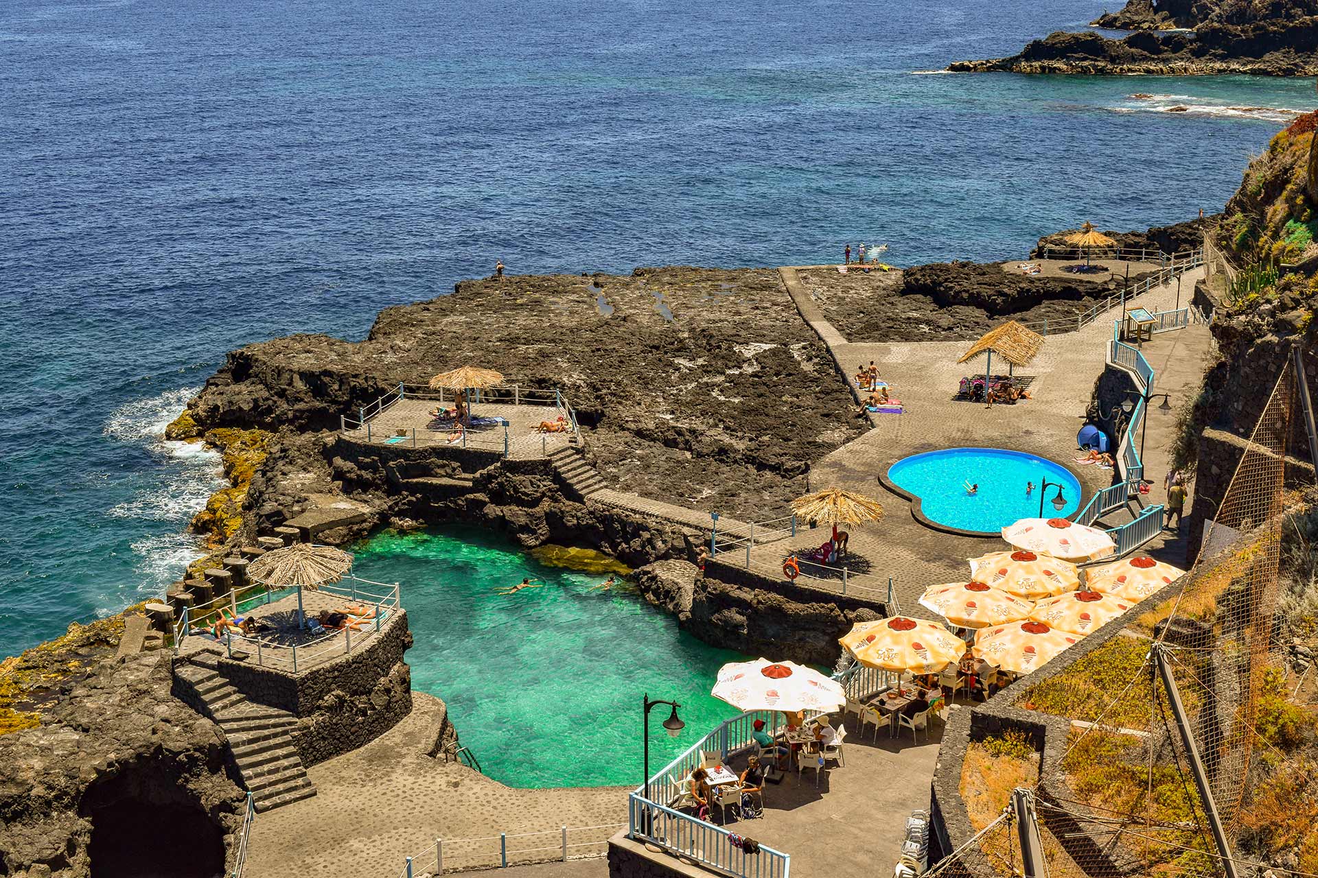 Charco Azul en San Andrés y Sauces, La Palma, piscinas naturales volcánicas premiadas