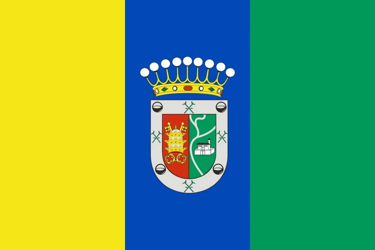 Bandera del municipio de Hermigua, La Gomera