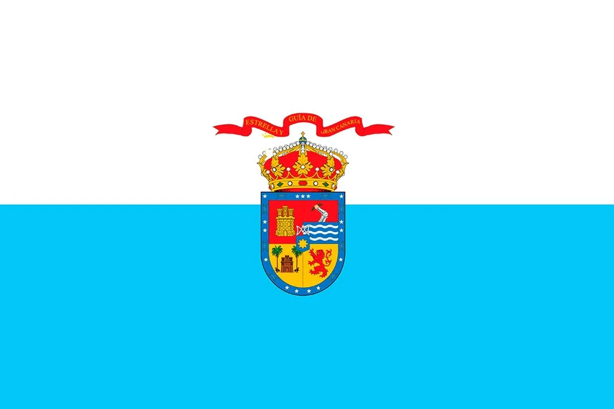 Bandera del municipio de Santa Maria de Guia, Gran Canaria