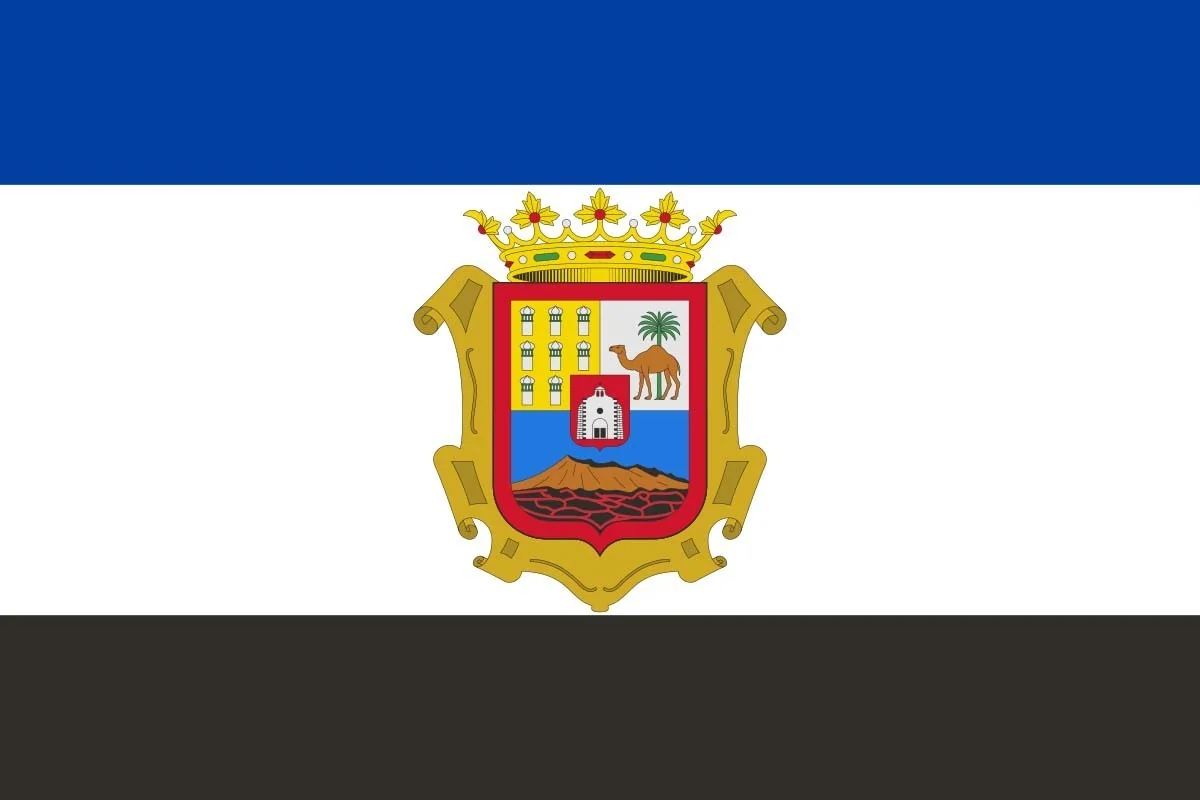 Bandera del municipio de Tinajo, Lanzarote