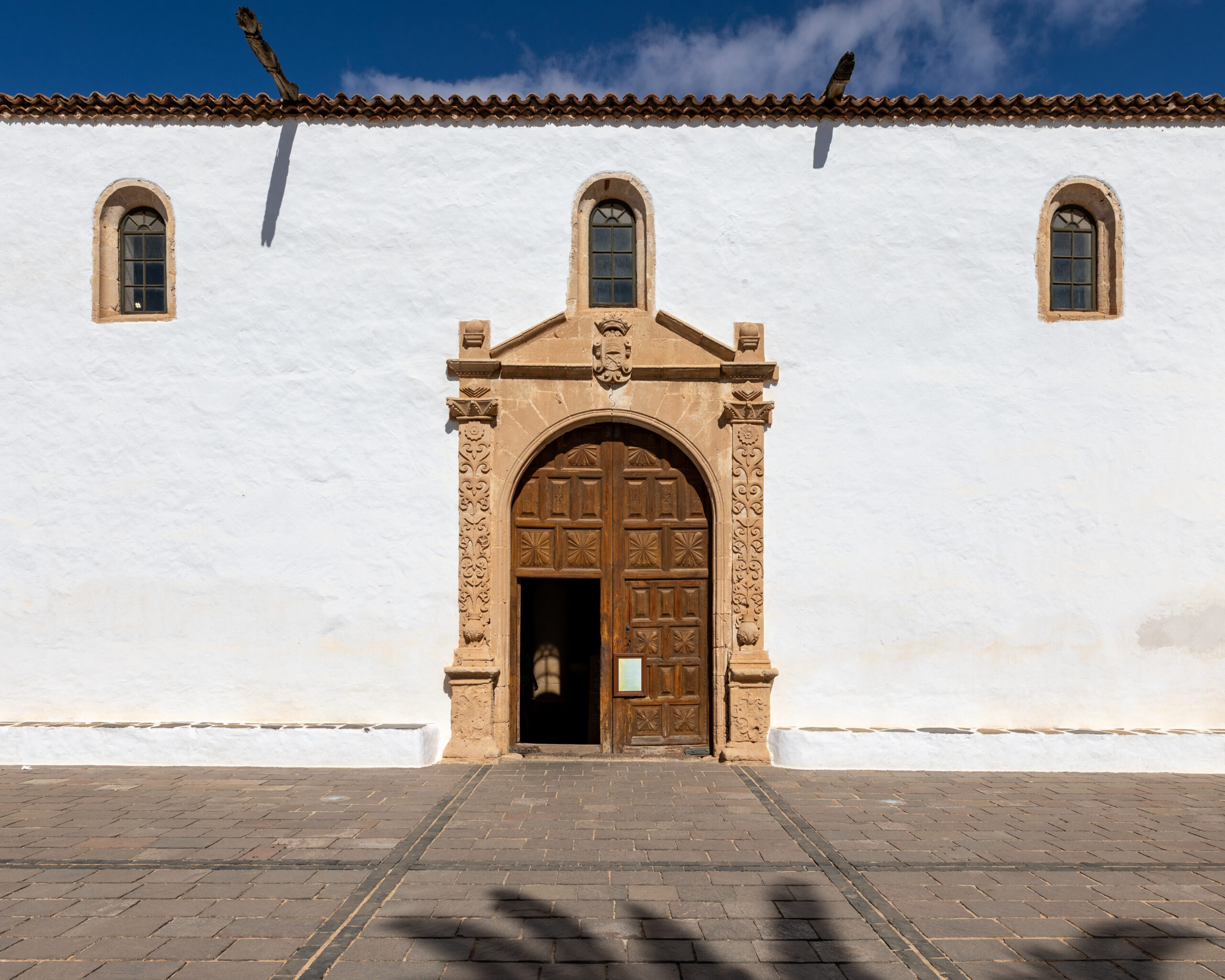 Betancuria (Fuerteventura, Spain), Iglesia de Santa María Betancuria Fuerteventura, casco histórico con la iglesia de Santa María y las casas blancas