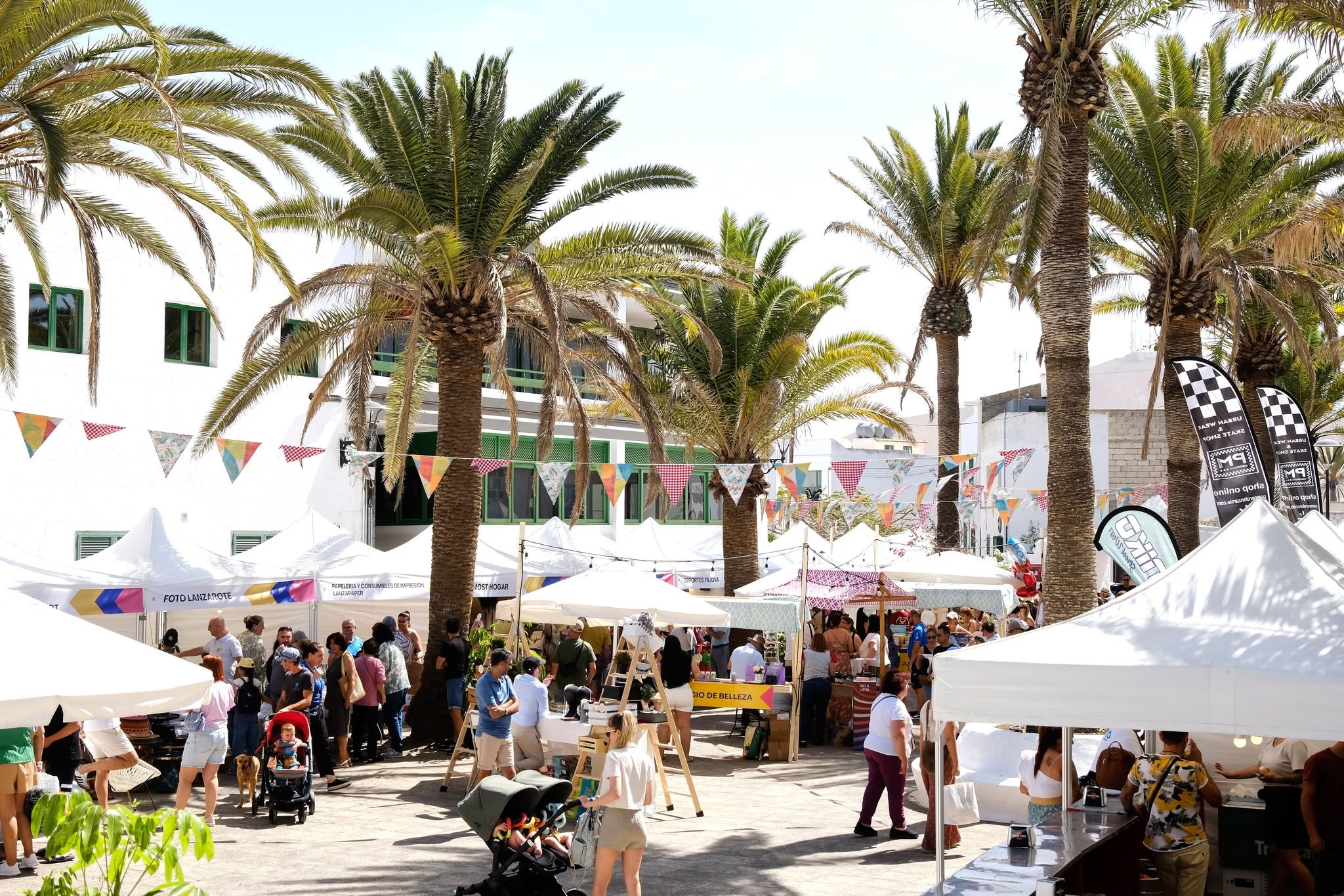 mercadillo local en San Bartolome, Lanzarote El mercadillo de San Bartolomé, los fines de semana