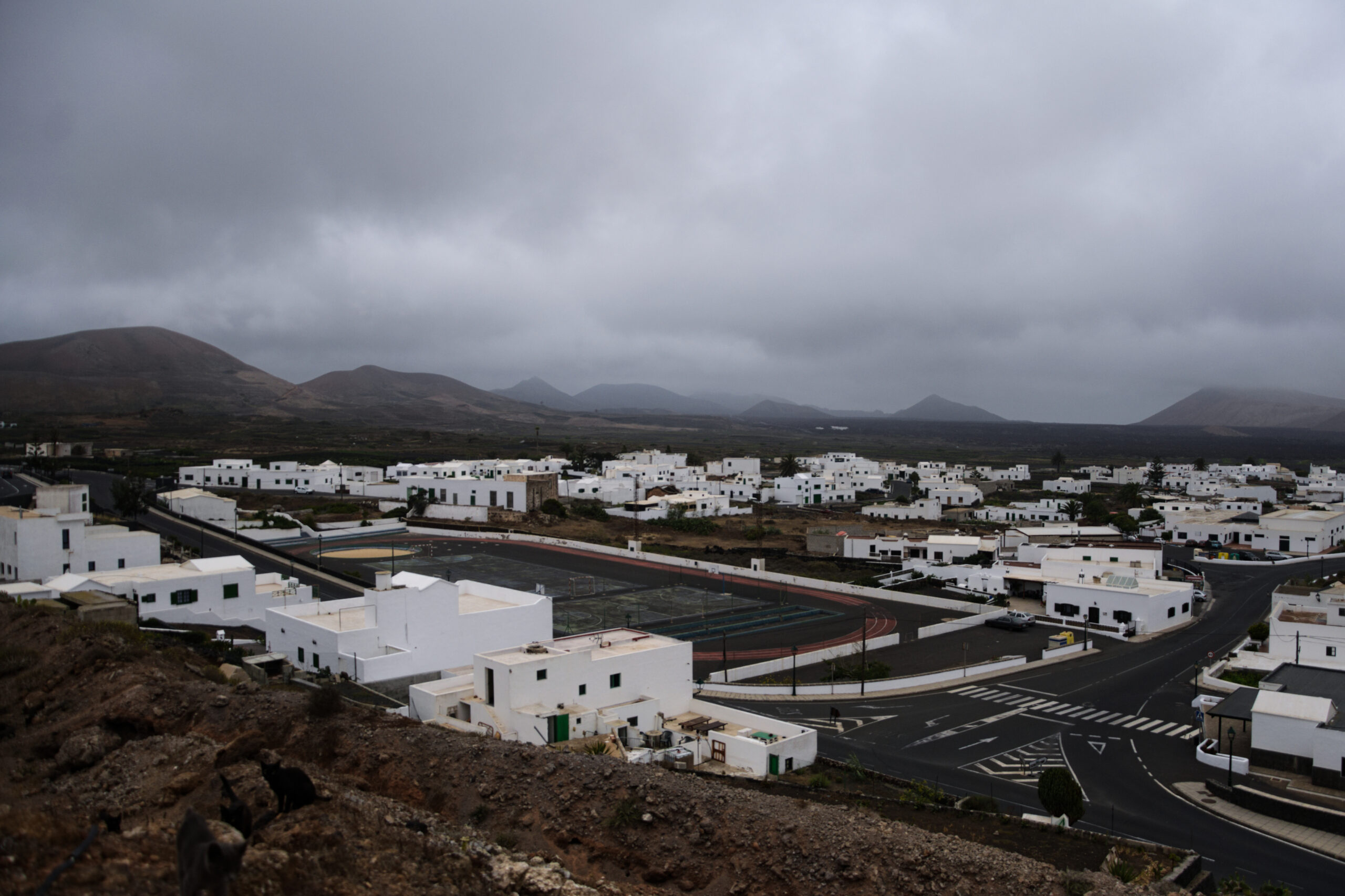 Tinajo Lanzarote, Ermita de los Dolores en Mancha Blanca con la Virgen de los Volcanes