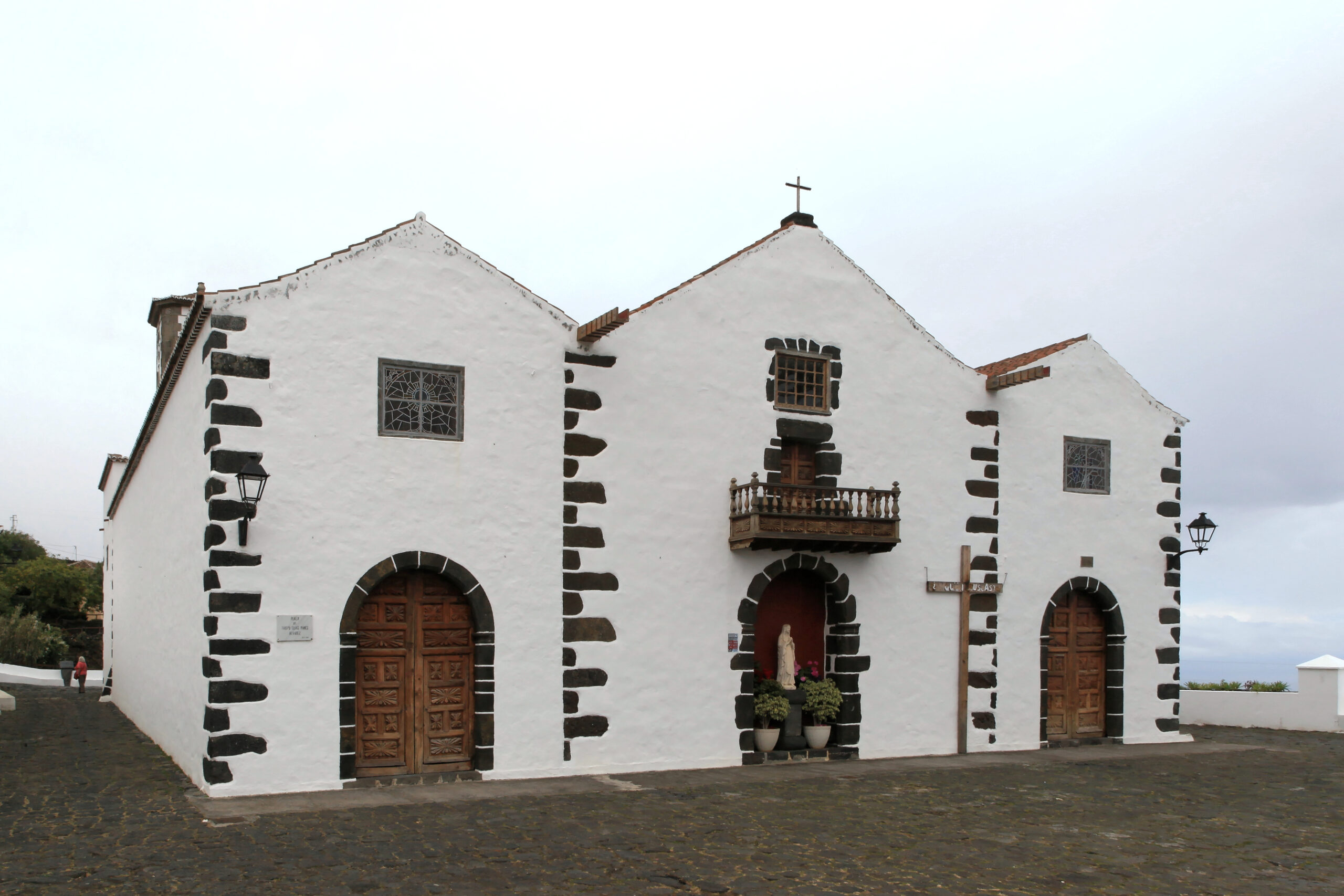 Villa de Mazo La Palma, Iglesia de San Blas y calle empedrada del casco histórico